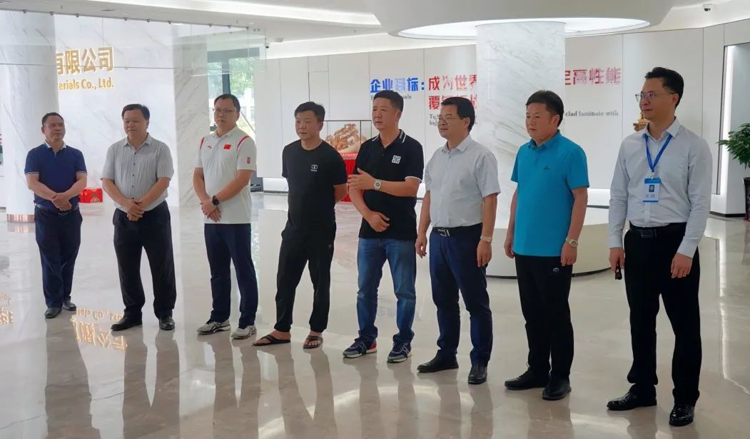 立讯精密王来胜副董事长一行到米兰体育平台app官网_米兰体育(中国)材料考察